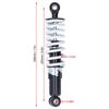 250mm Universal Motorcycle Adjustable Shock Absorber Damper Replacement for  ATV Go Kart Quad Dirt Sport