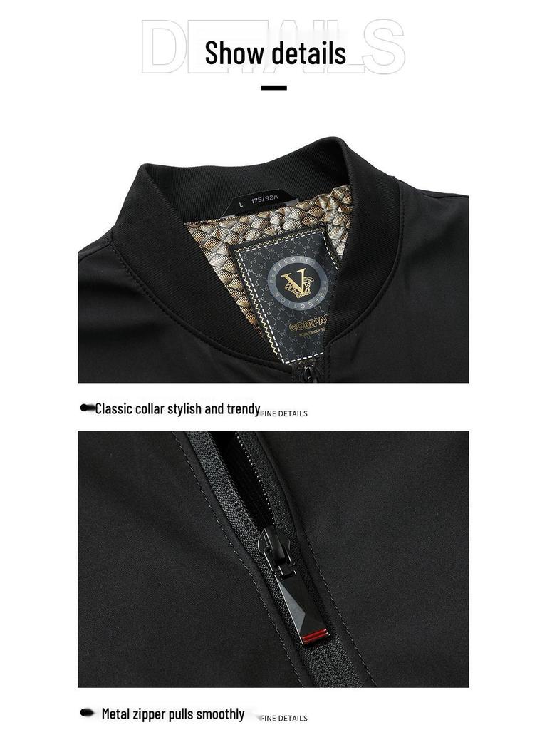 2025 Men's Autumn & Winter Cotton Jacket - New Style Casual Warm Coat for Middle-aged Dads