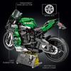 Non-Toxic 2088Pcs H2 Sx Motorcycle Building Blocks City Racing Motor Bike Model Bricks Desktop Decoration Display Children'S Diy Toy Gifts