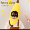 Adorabile Cappello a Banana di Peluche Accessorio per Foto