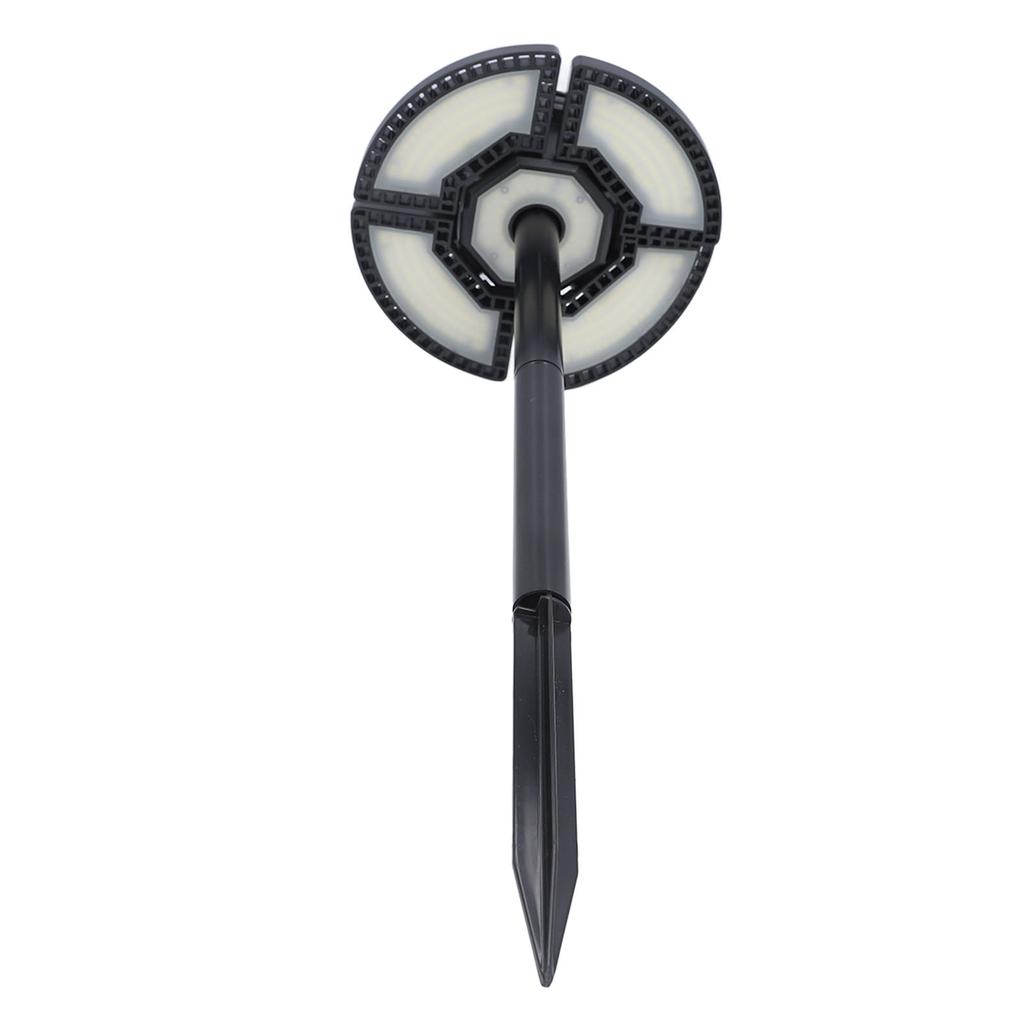 Solar Shed Light 2 In 1 Wall Mounted Ground Insert Round Shape ABS Exterior Front Porch Security