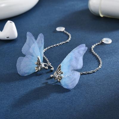 Náušnice Řemínek pro Airpods Klipy na uši Klipsový klip na ucho Anti Lost Butterfly pro dámský bezztrátový ušní háček ve stylu Ins