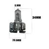 2Pcs H2 Bulb Clear Glass Lamp Foglight Auto Lights 12V 55W 100W 24v 70W