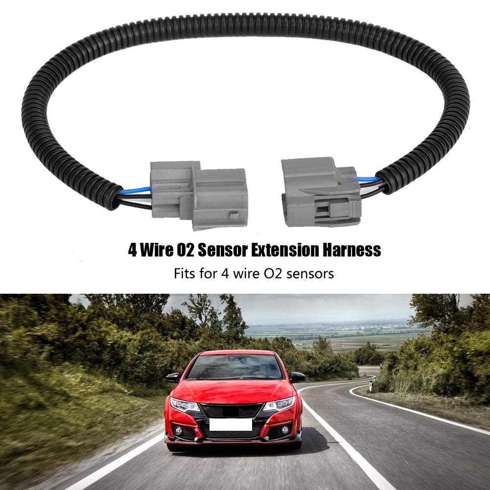 Aramox Oxygen Sensor Extension Cable, O2 02 Oxygen Sensor Extension Harness 4 Wire Cable Kit Honda Up/Downstream