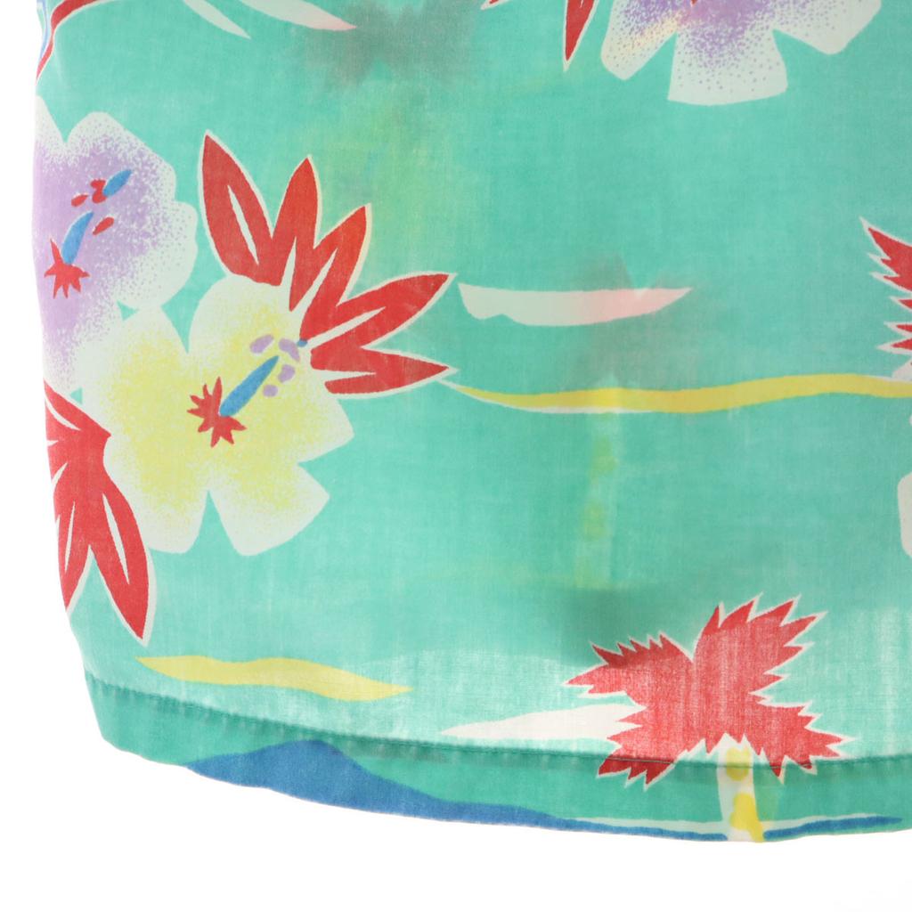 HAND OF PATERSON 90s Old Overall handle Short sleeve Aloha shirt Men's Used