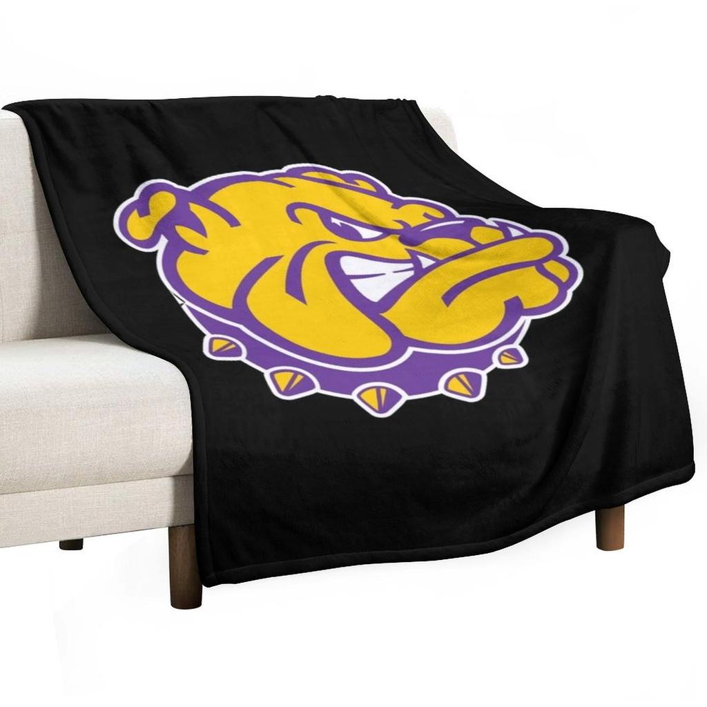 The Western Illinois Iconic Throw Blanket Furrys Blankets For Baby heavy to sleep for winter Blankets