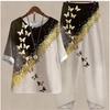 Sommer Lässige Zweiteiler Damen Locker Kurzarm T-Shirt High Waist Hose Print Outfits Damen Elegant Vintage Oberteil Hosenanzug