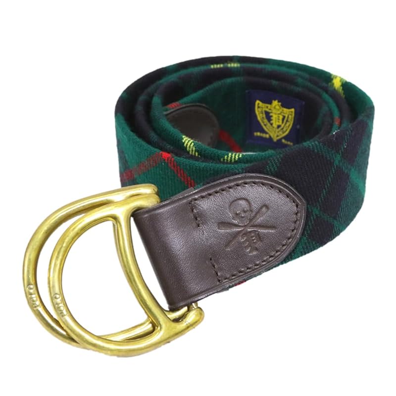 

[POLO RALPH LAUREN] (Polo Ralph Lauren) men s tartan check ribbon ring belt 01080150-32-MULTI [product]