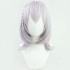 LAOBAO Noelle Silver Holy Knights Cosplay Gray Bob with Braids and Long Disguise Wig for School and Events Wig, Pigtails, Heat-Resistant, Parties,