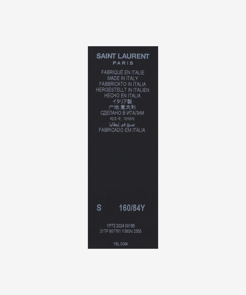 SAINT LAURENT Logo Patch Sweatshirt - Dark Brown / 807761Y36Sv2355