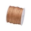50Yds 0.8mm Crafts Nylon Cord For Jewelry Making Beading Braided Nylon Satin String for Bracelets Rattail Trim Chinese Knot