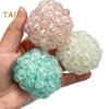 Kulka antystresowa wypełniona koralikami Zabawka łagodząca lęk Kulka do ściskania Zabawka sensoryczna Dzieci Nastolatki Dorośli Przenośna Miękka Kulka TPR Ściskanie Zabawka Fidget