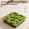 Cat Scratch Maze Toy Interactive Felt Maze Nail File Self-Play Maze Box with 3