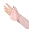 UV Protection Arm Sleeves for Women Mittens Cycling Palm-Cutout Cooling Ice Silk Driving Outdoor Travel Breathable Arm Covers