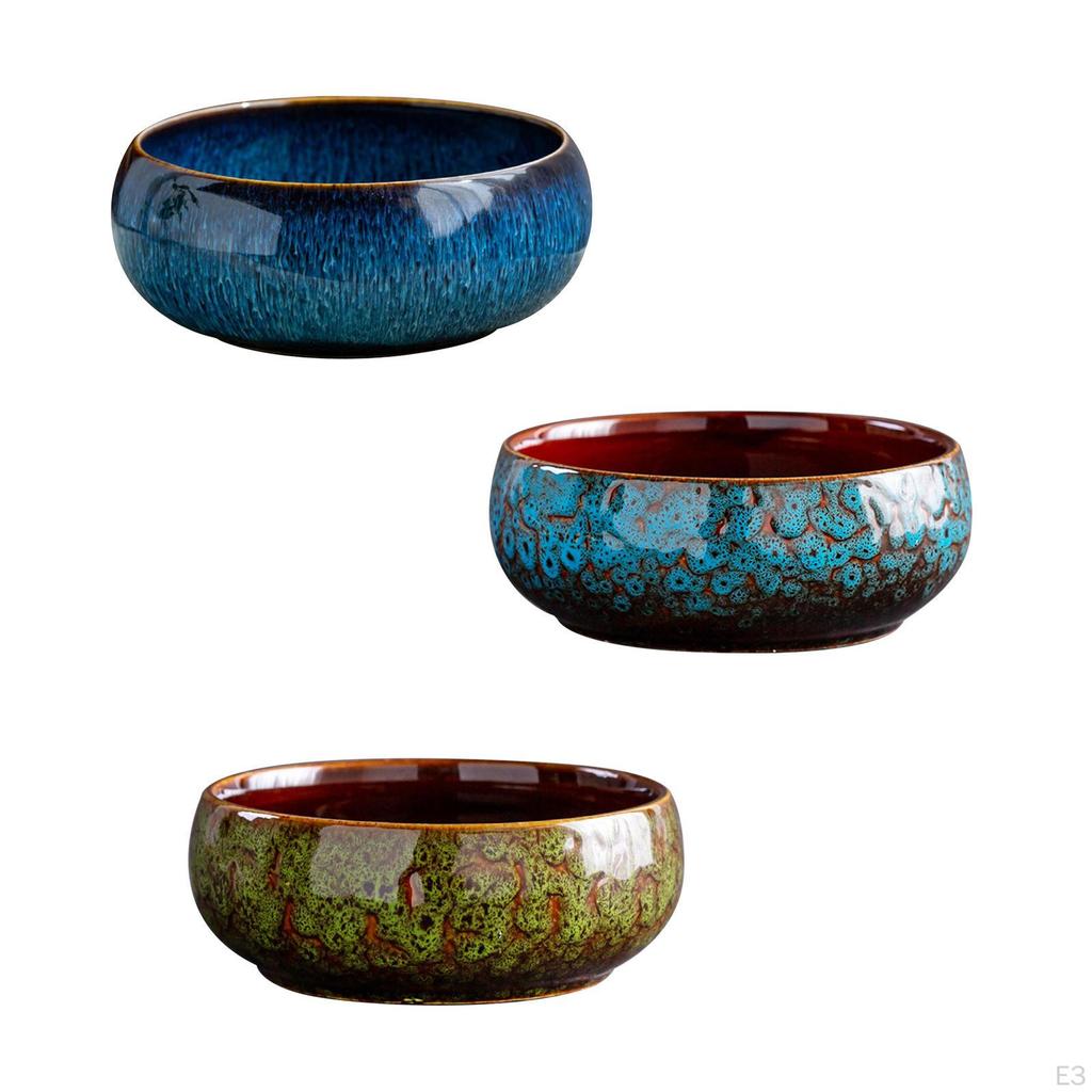 Bonsai Bowl Ceramic Planter for Indoor Plants Lotus Planting In Water Indoors