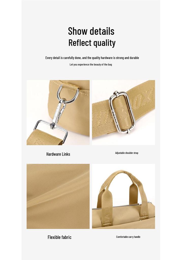 2026 Women's Lightweight Nylon Crossbody Bag: Large Capacity, Fashionable, Versatile, and Perfect for Casual or Commuting Use.