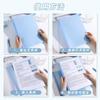 5pcs Rotating pull rod clip A4 folder side opening test paper clip data storage archive clip