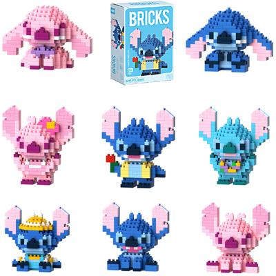 LiLo Stitch Speelgoed Bouwsteen Engel lega Cartoonfiguur Gemonteerd Model Speelgoed Voor meisje Kinderen Verjaardagscadeaus