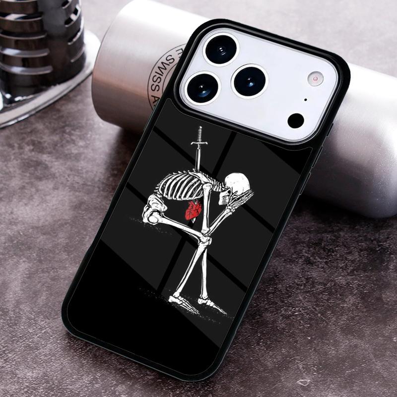 

Cute Skull Phone Case For iPhone 17 16 15 14 13 12 11 Pro Max Plus 17Air Soft Silicone Cover iPhone 12 Pro Max