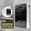 6500W 220V Tankless Instant Boiler Bathroom Shower Thermostat Safe Intelligent Automatically Fauce Black/Pink Electric Hot Water Heater