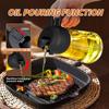 Flacone Spray per Olio d'Oliva per Versare Olio da Cucina Spezie Campeggio Dispenser con Coperchio Automatico Agitatore per Spezie