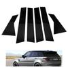 6PCS Posts Pillar Glossy Trim 2014- Black For Range Land Rover Rover Sport