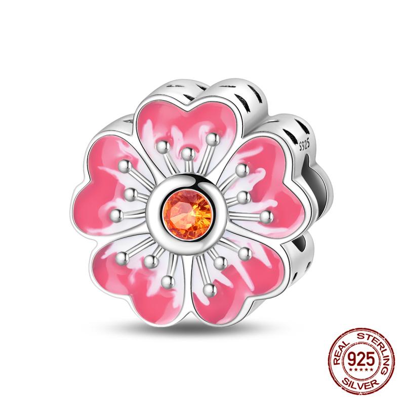 

New 925 Silver Pumpkin Car Princess & Cactus Charms Fit 925 Original Bracelet Jewelry Making For Women Gift