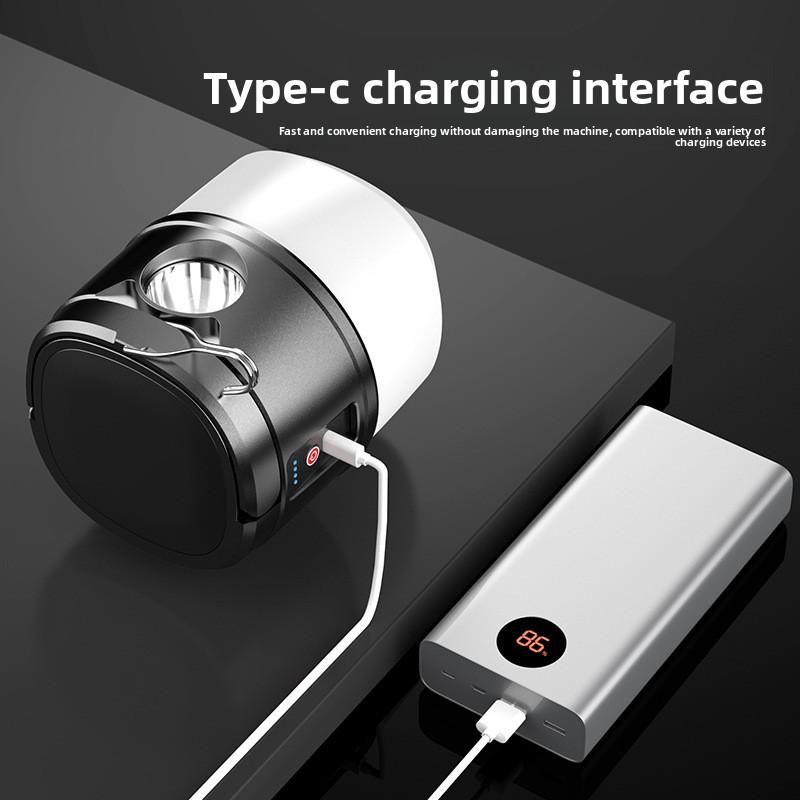 Hanging Outdoor Camping Light LED Solar Charging Portable Tent Night Market Stall Emergency Camping Charging Light