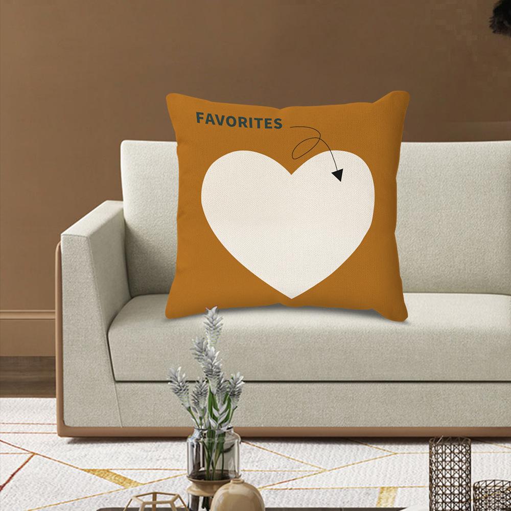 Nordic Pillow Cushion Modern Minimalist Striped Geometric Plaid Pillow Case Sofa Seat Pillow Waist