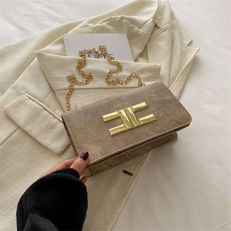 

Маленька квадратна сумка, модна, іноземна та красива жіноча сумка через плече, корейська версія, повсякденна персоналізована сумка-мессенджер, проста модна модна сумка хакі