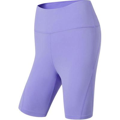 Li Ning Womens Training Slim Fit Comfortable Casual Sports Shorts Women Shorts Fluorescent Embroidered Blue AUSS014-2