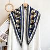 Spring and summer printed skirt women's triangle towel skirt curtain decorative belt towel stacked short skirt fart curtain new fashion