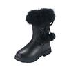 Fashionable And Comfortable Pom,pom Warm Boots For Little Girls