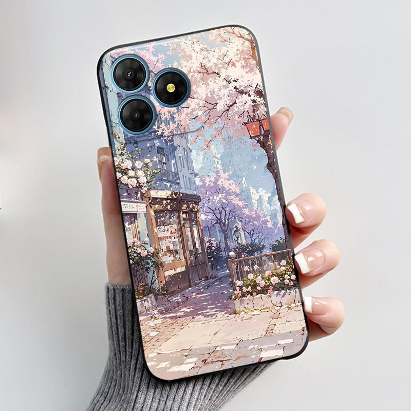 Für Blackview Oscal Flat 2 2C 1C Handyhülle Luxuriös Niedlich Cool Weiches TPU Silikon Rückabdeckung für Oscal Flat2 Flat2C Flat1C Hüllen