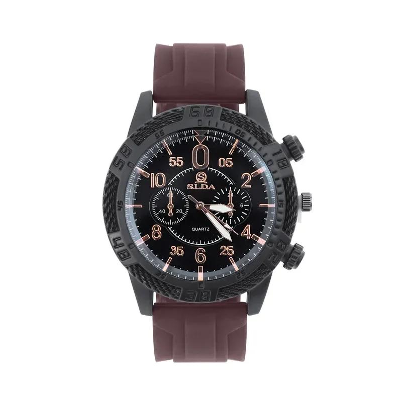 Fashion Calendar Silicone Tape Watch Classic Fashion Trend High-grade Temperament Men's Watch for Men