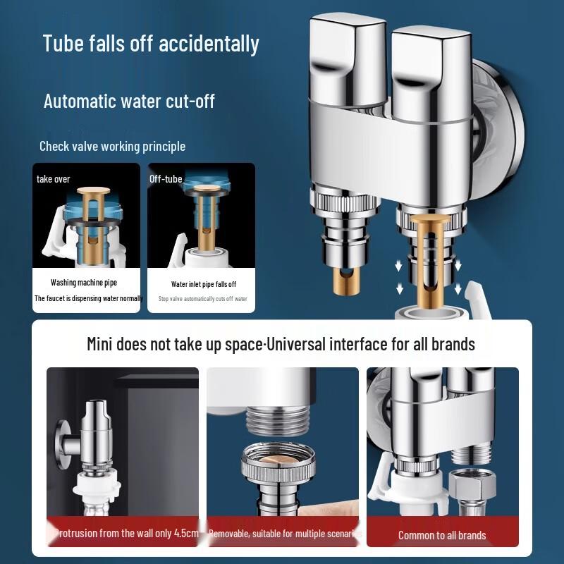 Andatong Dual Control Angle Valve Faucet