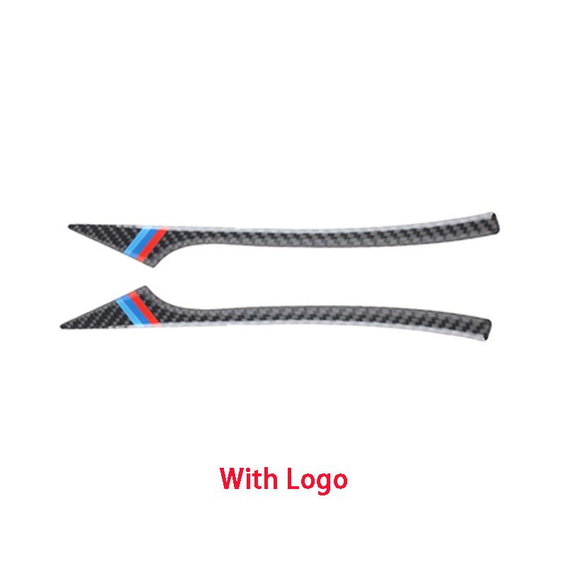 

1 пара автомобильных зеркал заднего вида из углеродного волокна, наклейки для предотвращения столкновений для BMW 5 серии E60/F10/F07/F01 2008-2017 авто Style A