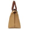 Longchamp Le Pliage Original Series Embossed Logo Nylon Canvas And Leather Dumpling Tote Bag Small Women Tote Bags Light-Brown 1621089P86