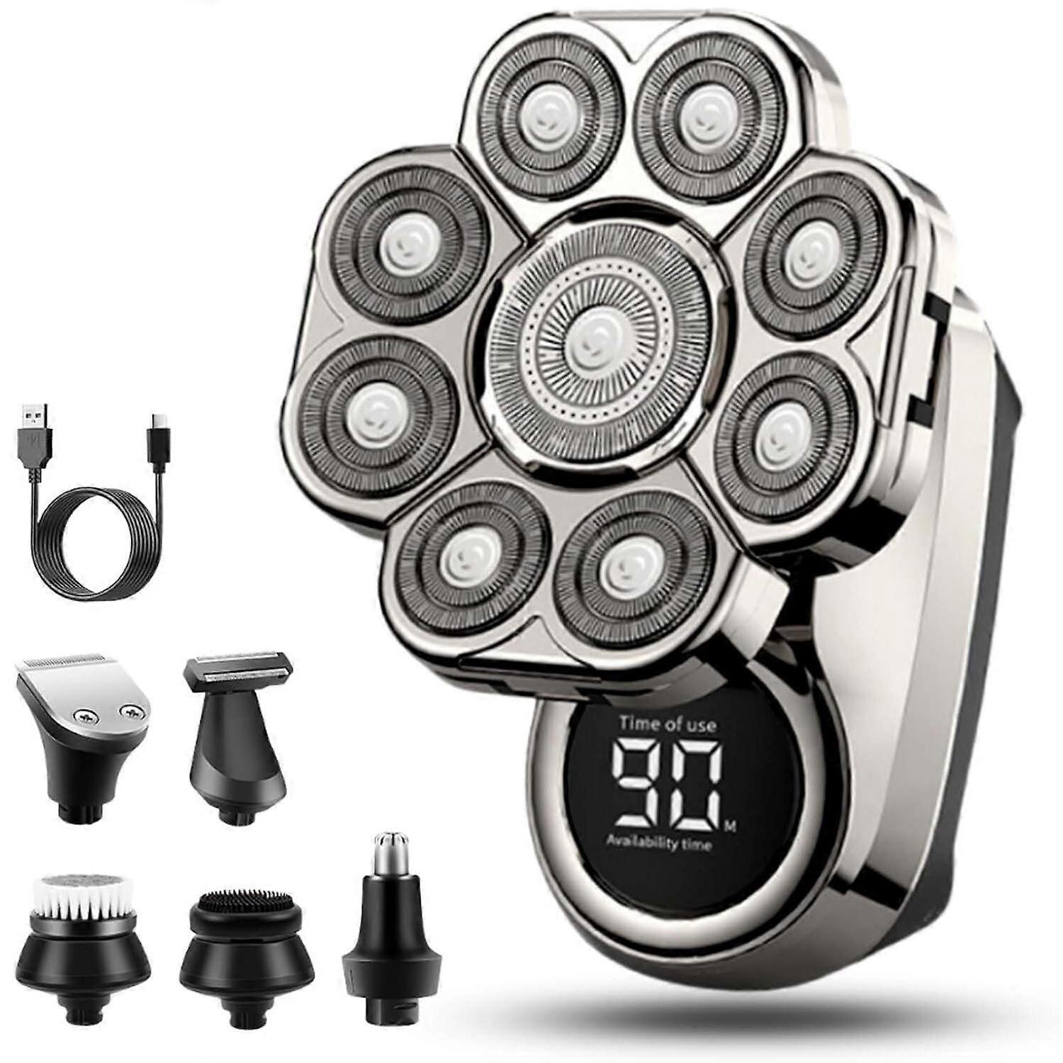 Bawldy 9.0 Shaver, Bawldy Head Shaver 9.0, 9D Floating Head Shavers for Bald Men