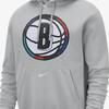 New Nike Brooklyn Nets Club City Edition Men's Nike Nba Fleece Pullover Hoodie FZ0588-007