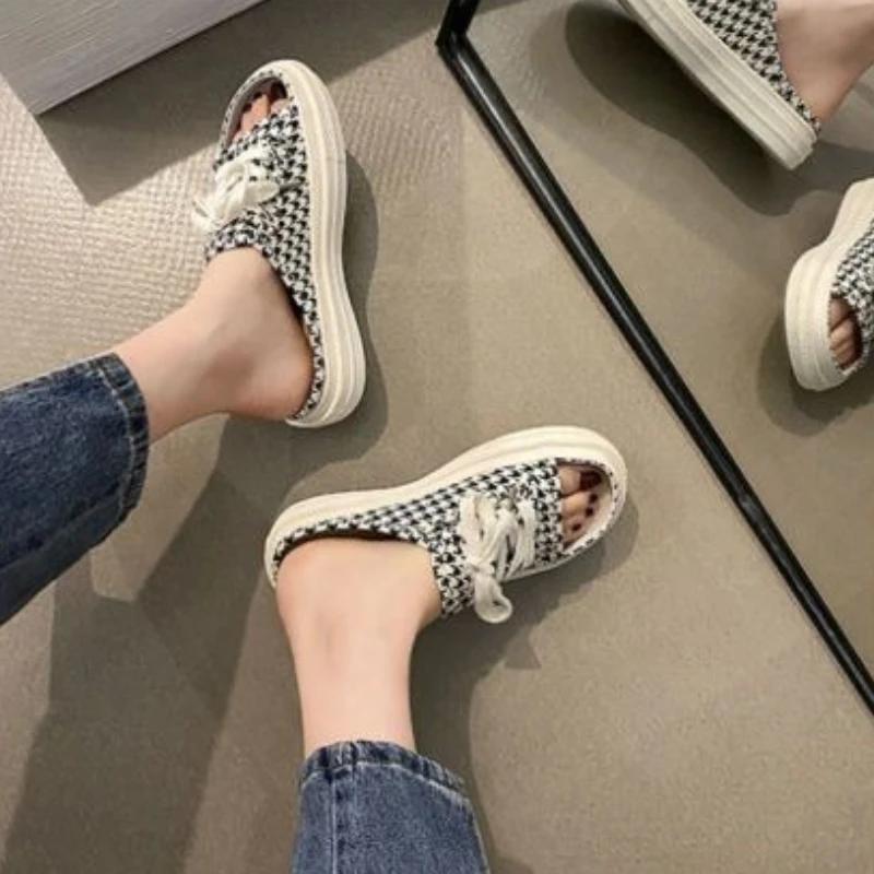 Fashion Outside Shoes for Women Soft Unique On Offer Sandals Non Slip Small Size 39 H Sandal Low Price Slides Woman Slippers Promotion