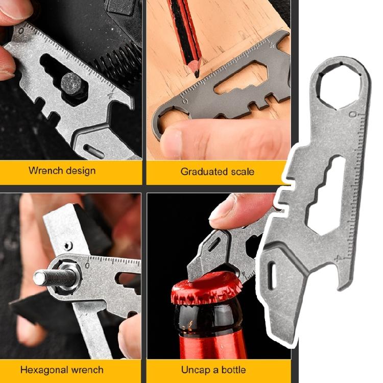 Multifunction Waist Hanging Keychain Buckle Key Hook Clip Multitool Alloy Keychain Key Buckle Bottle Opener Pocket Tool