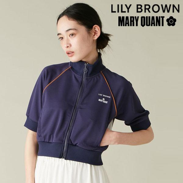 SALE30%OFF LILY BROWN Outerwear 25 Summer [LILY BROWNMARY QUANT] Half Sleeve Track Jacket Short Sleeve Marikwa lwcj254011