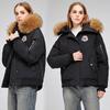 Big fur collar Parker padded jacket women's winter new loose padded jacket thickened warm padded jacket