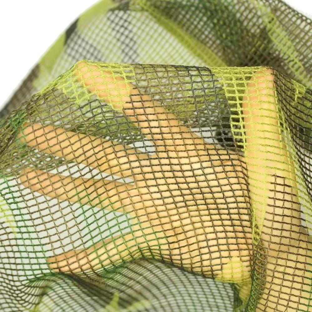 Camouflage Head Wrap Breathable Netting Neck Scarf Durable Mesh Scarf  Outdoor Sports
