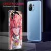 Genshin Impact Raiden Shogun Baal Clear Case For Xiaomi Mi Poco X3 NFC M3 Pro F3 F1 11 Lite 12 Note 10 11T 9T Phone Cover