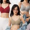 Seamless Lifting Bra for Women One-piece Fixed Cup Seamless Gathering No Steel Ring Anti-sagging Bra