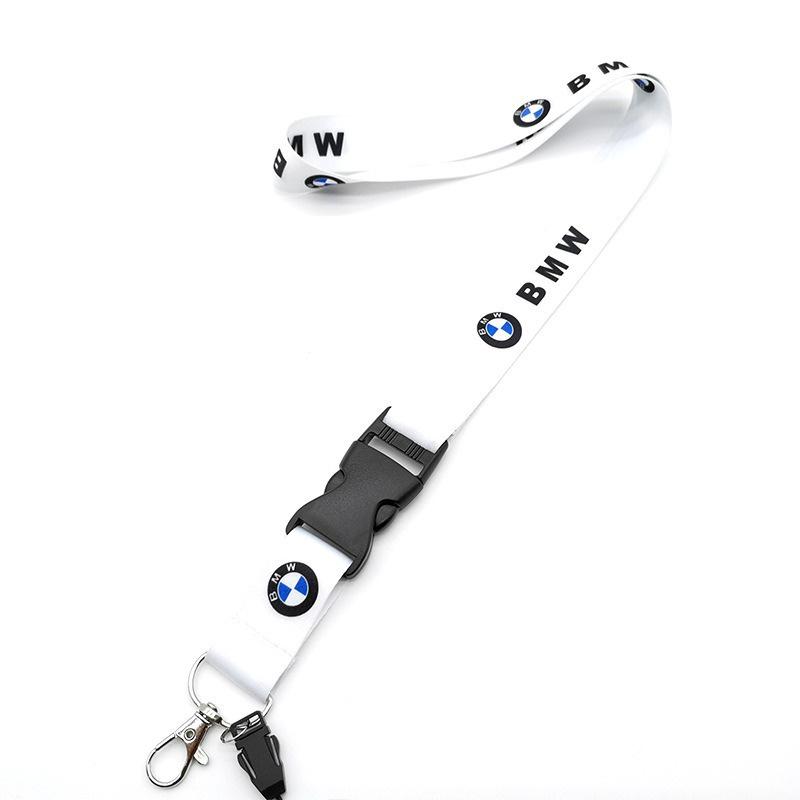 For M Universal Motorrad Lanyard Nylon Printing Emblem Black Style Keychain motorcycle accessories gadget auto Fashion Gift