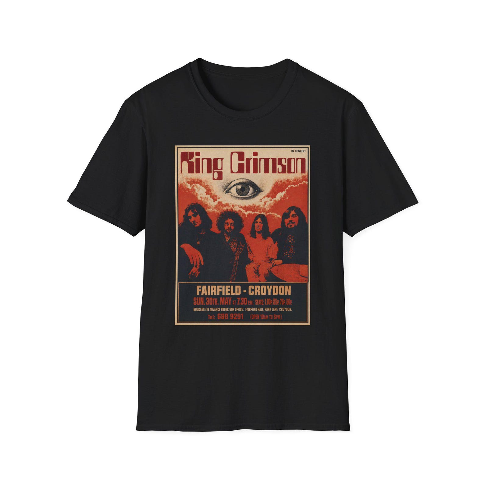 King Crimson fan fiction concert poster tee | T-Shirt L