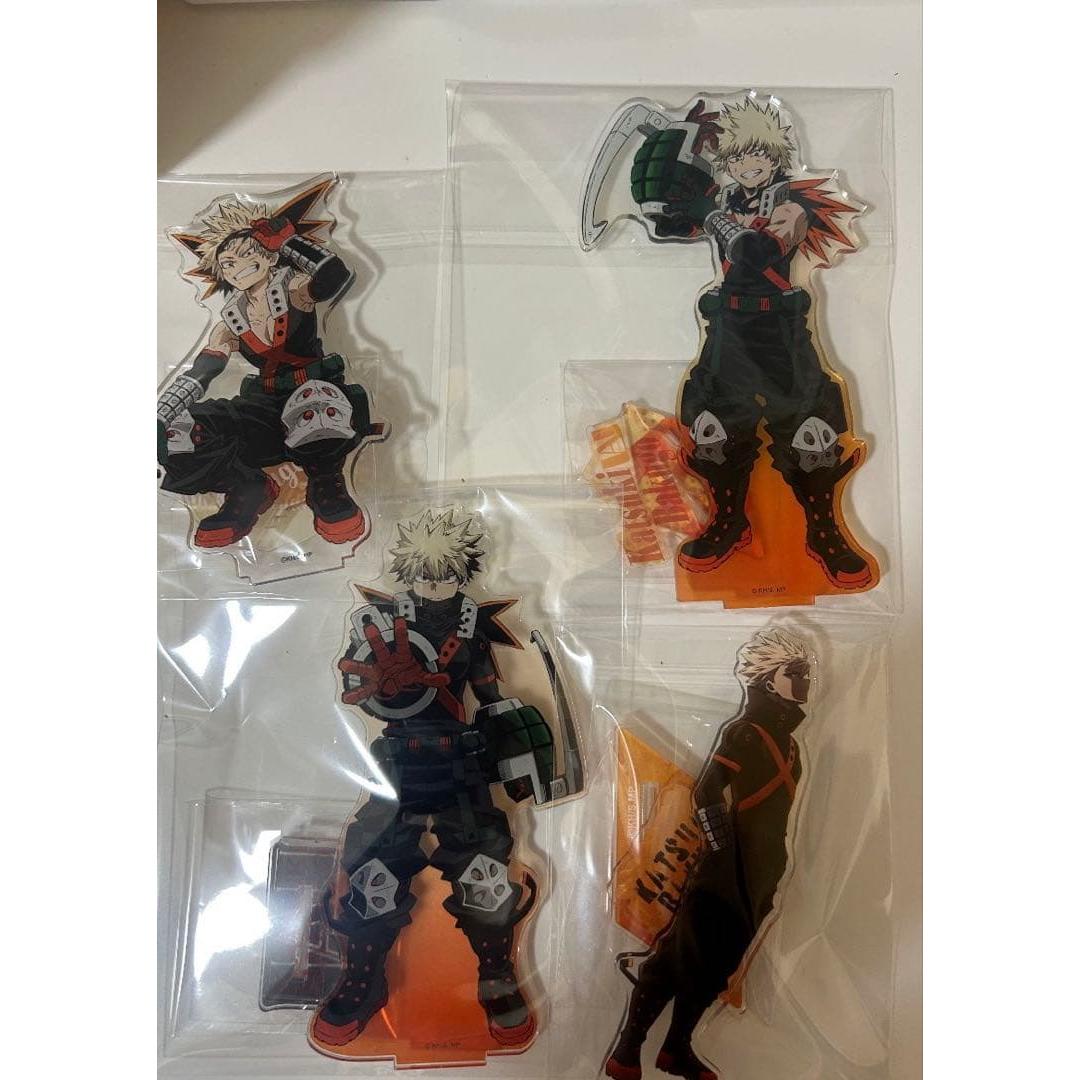 Used My Hero Academia Katsuki Bakugou Acrylic Stand 4 Piece Set Hero Plaza